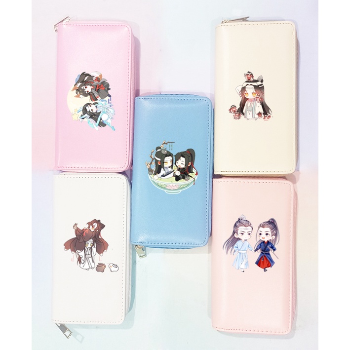 Ví trần tình lệnh VBI43 ví dài tiêu chiến vương nhất bác thần tượng chibi Cbiz hoạt hình cute dễ thương