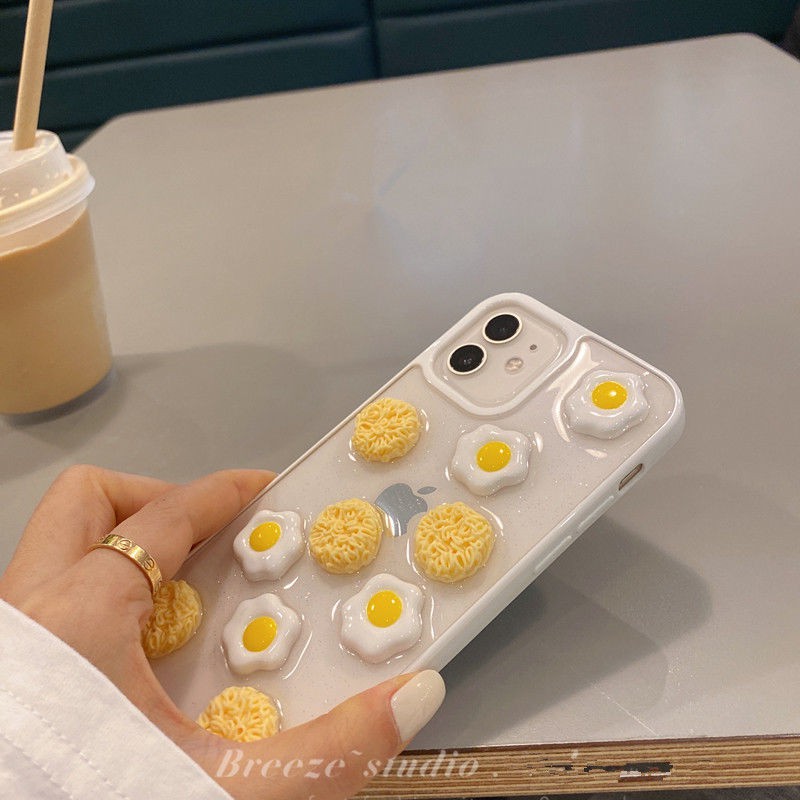 Ốp Điện Thoại Mềm Hình Mì Ba Chiều Cho Iphone 11 12 Pro Max xs xr 7 8 Plus se2 | BigBuy360 - bigbuy360.vn