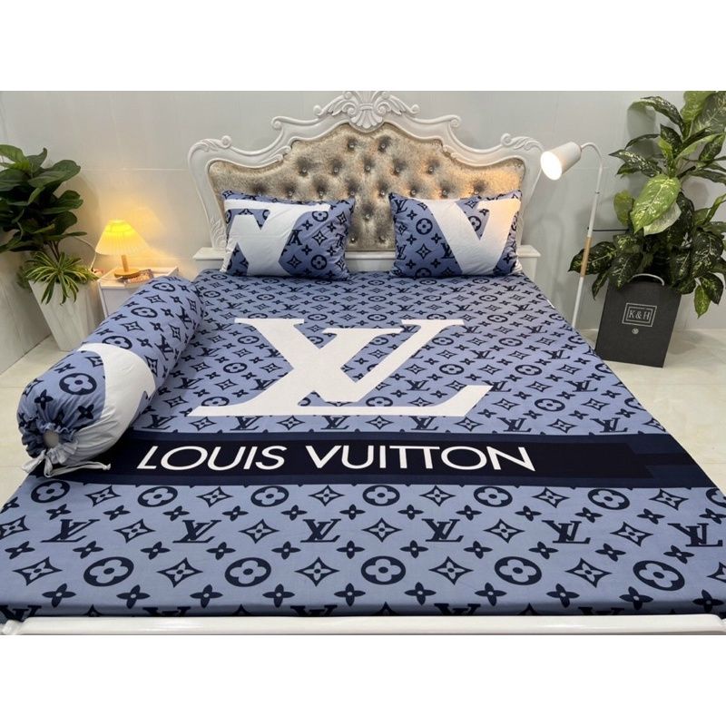 Drap Thun Hàn Quốc LOUIS VUITTON gồm 4 món vải mát mịn