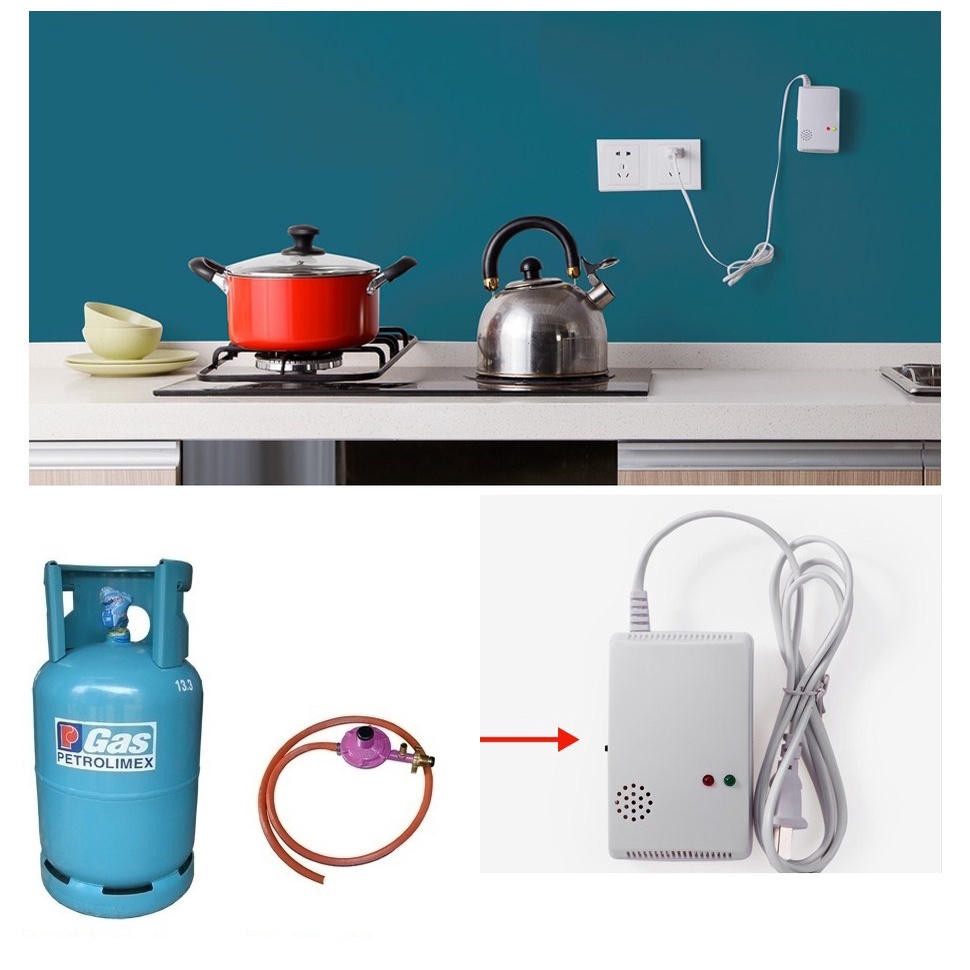 Báo động rò rỉ khí gas xì âm thanh lớn bảo vệ căn bếp và ngôi nhà bạn khỏi cháy nổ nâng tầm an toàn cho ngôi nhà