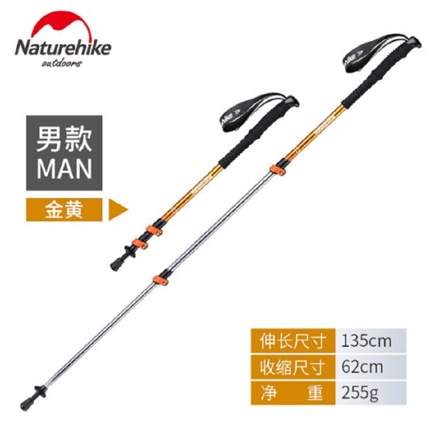 [CHÍNH HÃNG] Gậy Dã Ngoại, Leo Núi, Trekking NatureHike NH17D001-Z (Dành Cho Nữ) Hợp Kim Nhôm Siêu Nhẹ, Chịu Lực.