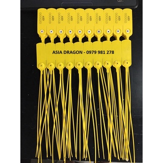 Combo 100 cái Seal /dây / khóa niêm phong kẹp chì bằng nhựa 40 cm dùng cho container, seal tạm,...