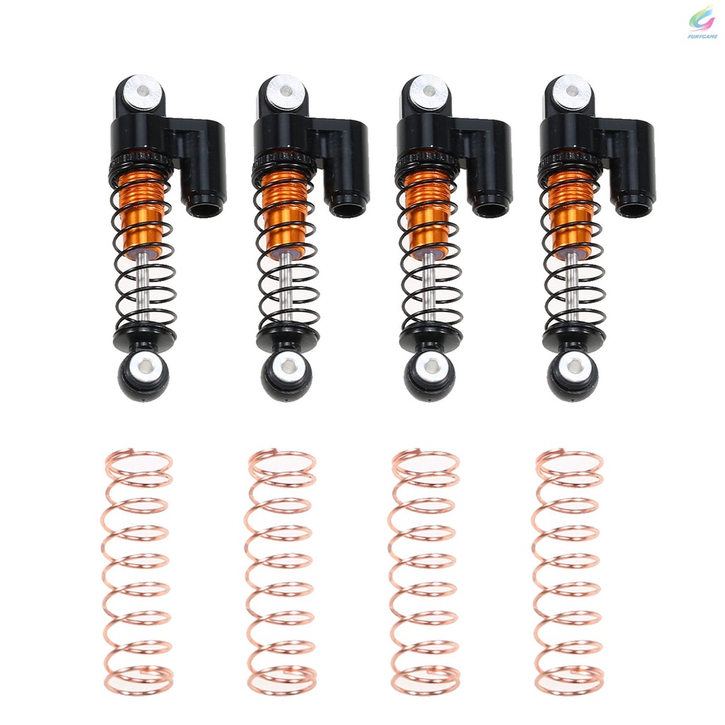 Set 4 Lò Xo Giảm Sốc Bằng Hợp Kim Nhôm Cho Xe Điều Khiển Từ Xa Axial Scx24 Axi90081 Axi00001 Axi00002 Rc 1: 24