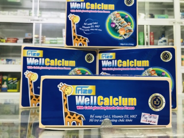 ✅ ( Bác sĩ khuyên dùng ) Bổ sung calci cho trẻ Wellcalcium hộp 20 ống