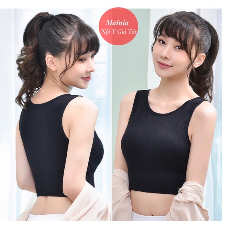 Áo Bra Thể Thao Tập Gym, Yoga Bra Ba Lỗ Dáng Croptop Hàn Quốc V90 Siêu Co Giãn Cao Cấp Loại 1 Mainia Shop