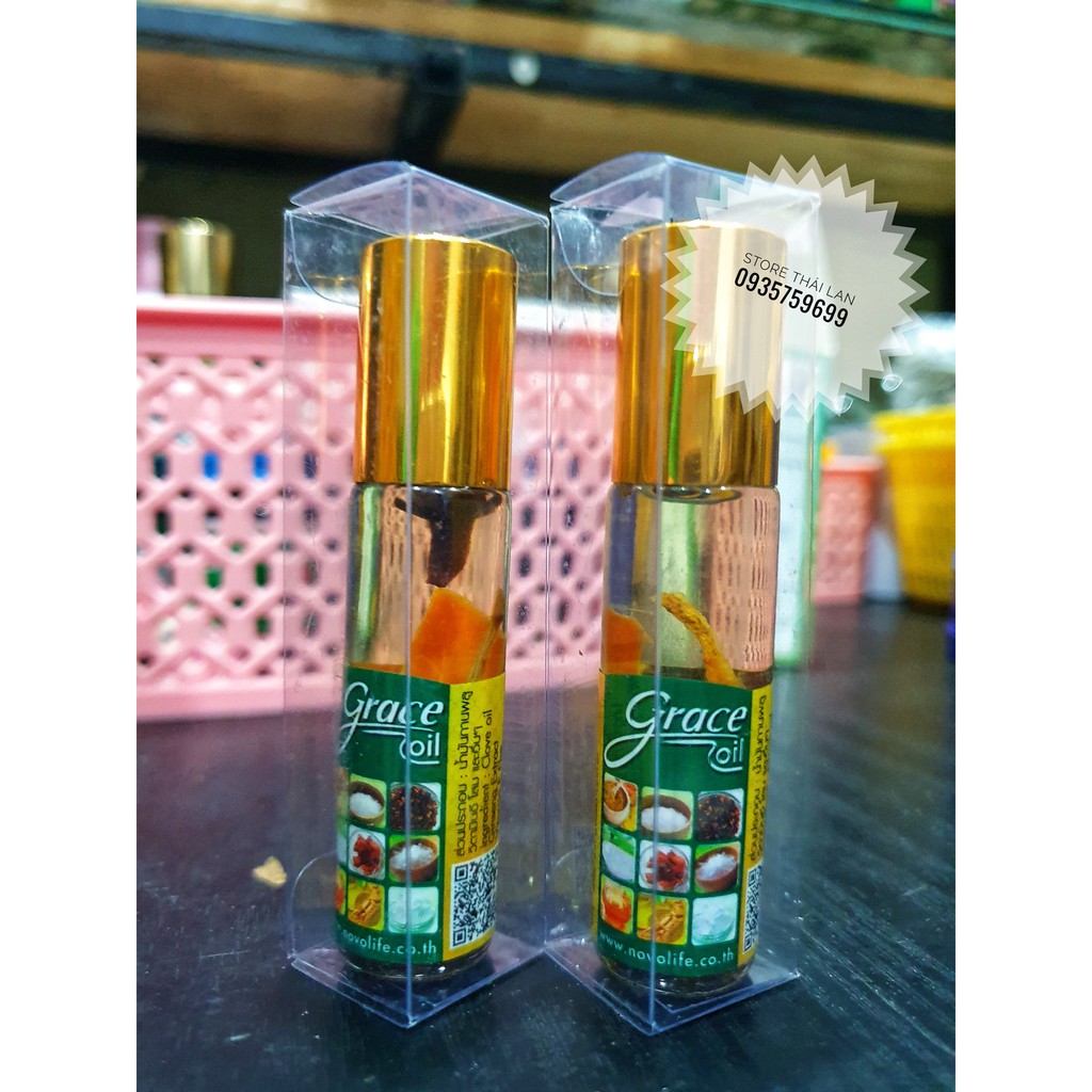 [CHÍNH HÃNG] THÁI LAN Dầu lăn nhân sâm grace oil 8ml