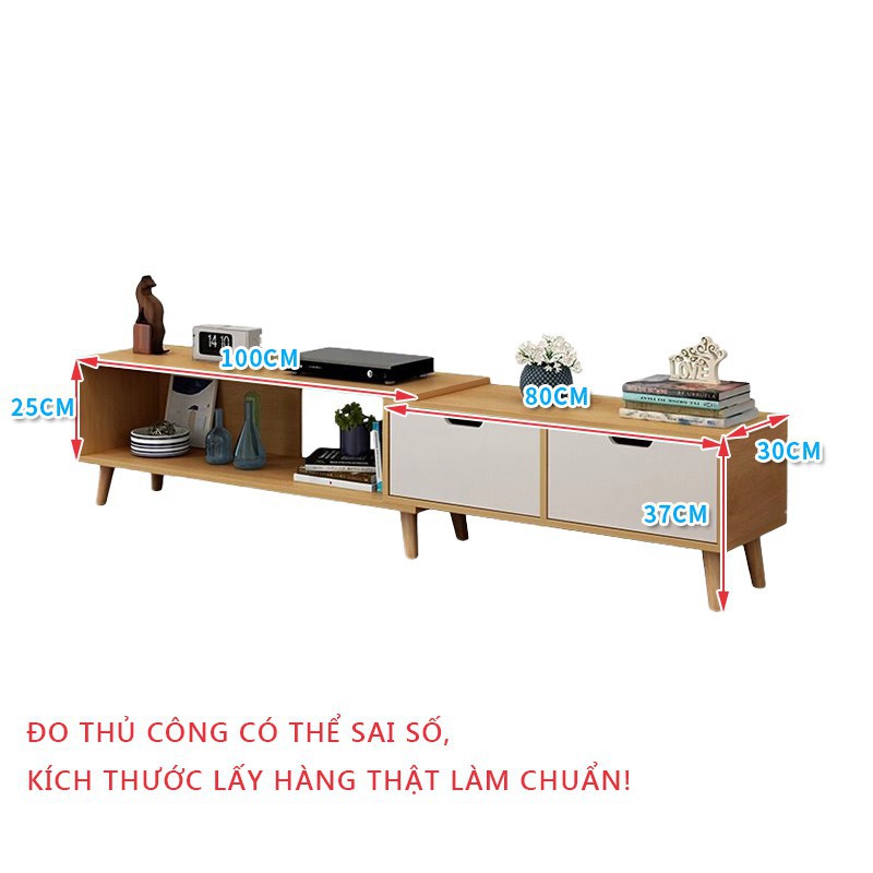 Bộ kệ tivi bàn trà sofa IGA phong cách bắc âu thay đổi kích thước phù hợp phòng khách diện tích nhỏ - GP82