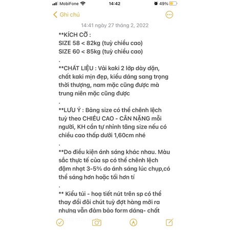 Áo khoác kaki nam Đại hàng xịn