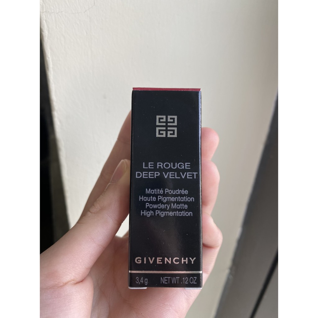 Son Givenchy Le Rouge Deep Velvet Màu 37 Rouge Graine ( Vừa Ra Mắt)