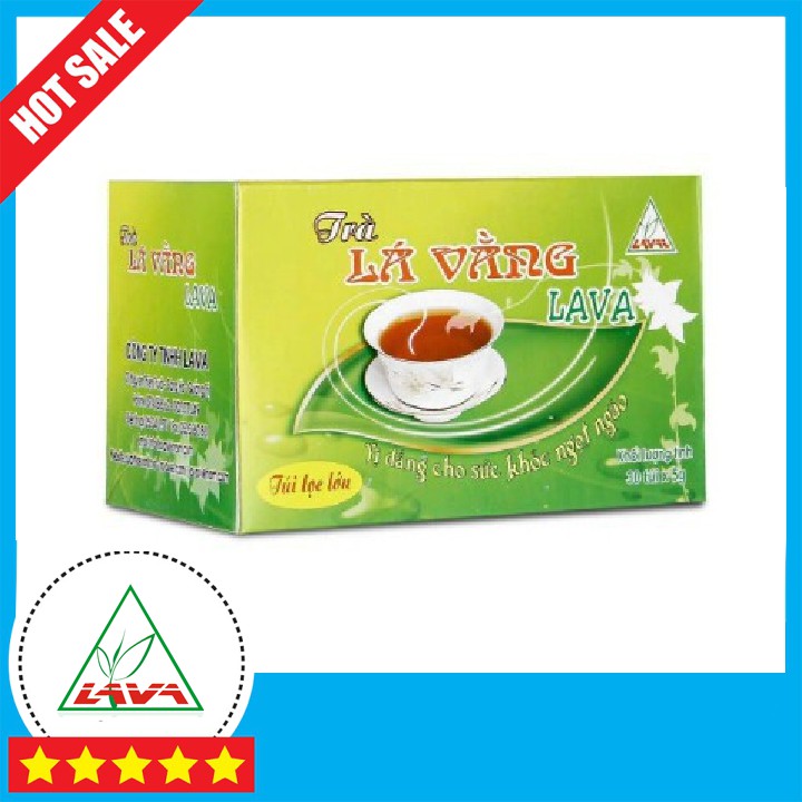Trà Lá Vằng Lava - Kích Thích Tiêu Hóa, Giúp Ngủ Ngon Giấc