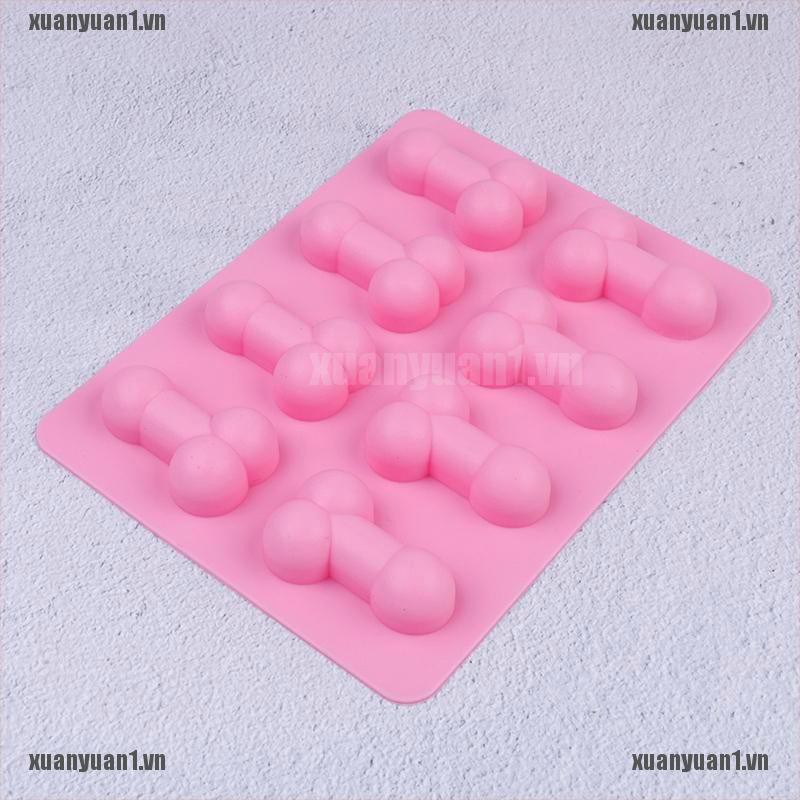 [XUANYUAN1] Khuôn Silicone Làm Thạch Rau Câu 8 Lỗ Hình Bút