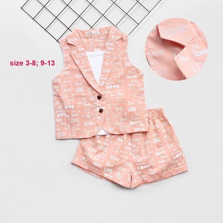 2012.SET VEST SỌT 3 MÓN HOA TIET LOVE