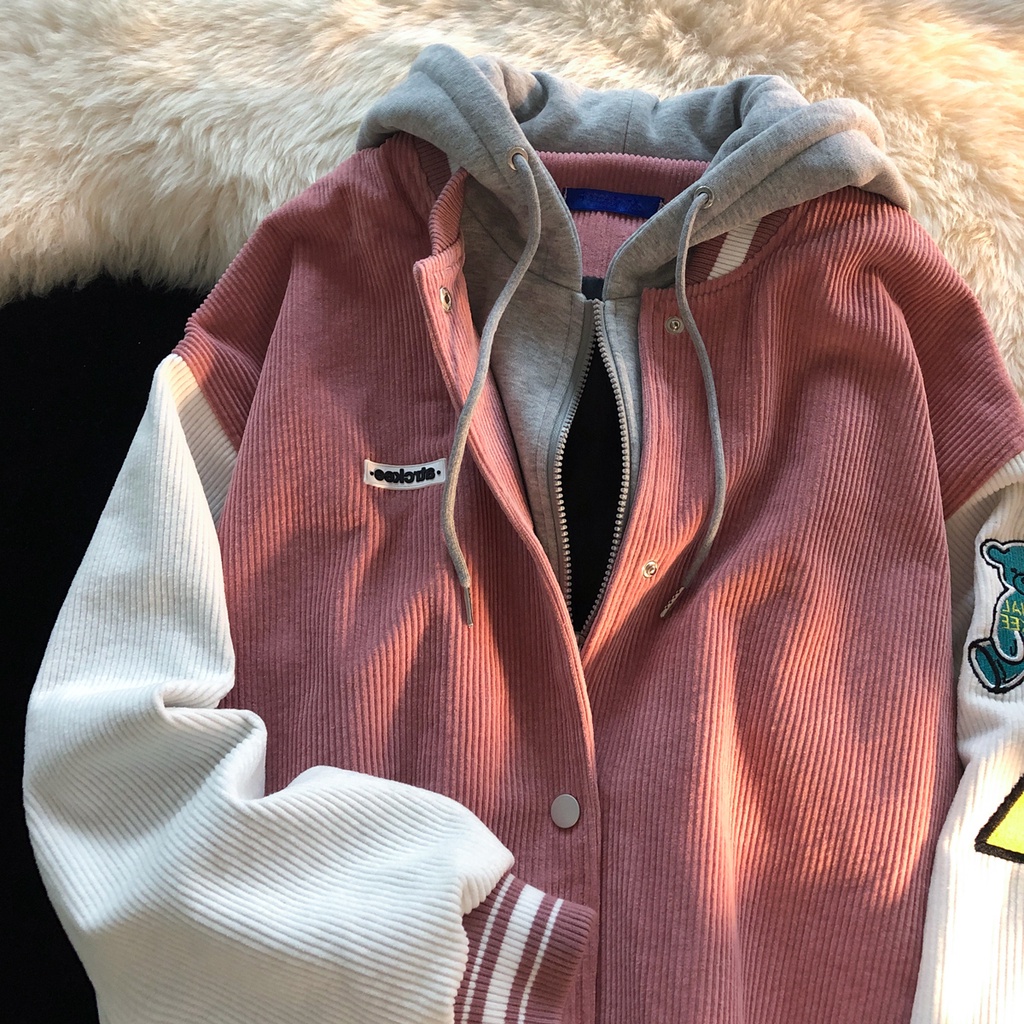 Áo Hoodie , Áo khoác có mũ oversize VICTORY tay dài thu đông phong cách Hàn Quốc OR090