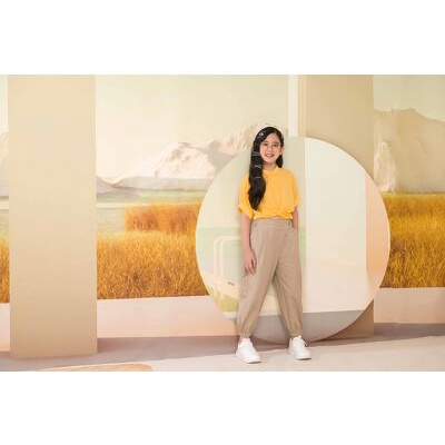 Quần Baggy JOOKYLI bé gái cạp chéo 22G0949