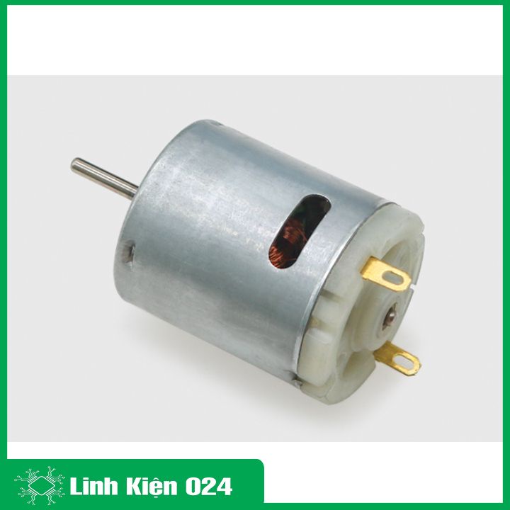 Động cơ 335 5-12VDC trục 2.3mm 8000RPM, motor chế máy khoan siêu khỏe