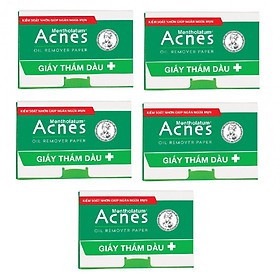 Giấy thấm dầu - Acnes Oil Remover Paper 100 Tờ