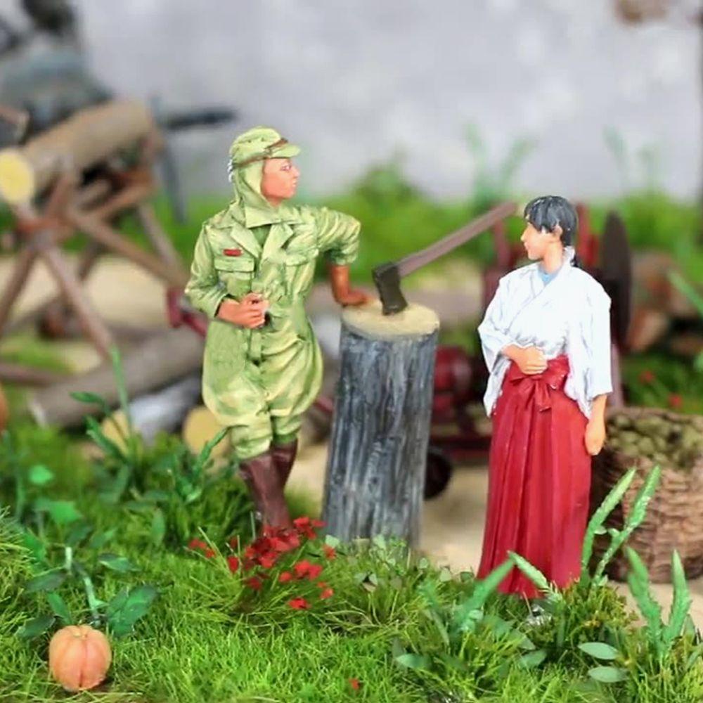 Mô Hình Lắp Ráp Tàu Lửa LONTIME Mini Nhiều Màu Sắc Trang Trí Tiểu Cảnh Mate