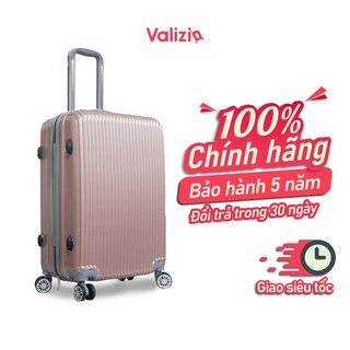 Vali kéo du lịch VALIZIO 8806 nhựa ABS vân sọc chịu lực chống va đập