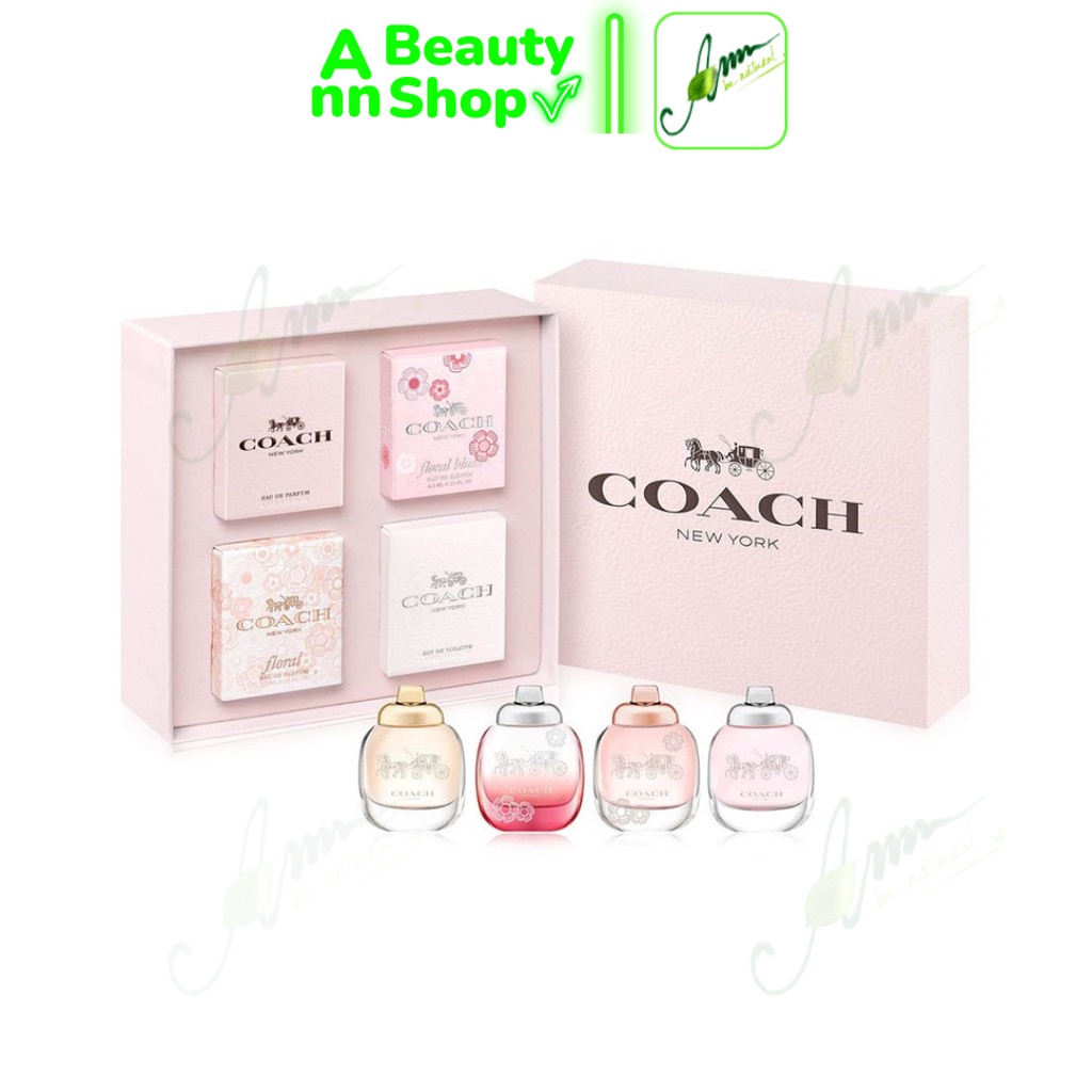 Set 4 Chai Nước Hoa Mini Coach 4.5ml * 4