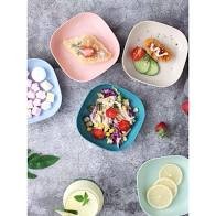 Đĩa Lúa Mạch🍓VUÔNG🍓Bộ Đĩa Lúa Mạch Hót 2021