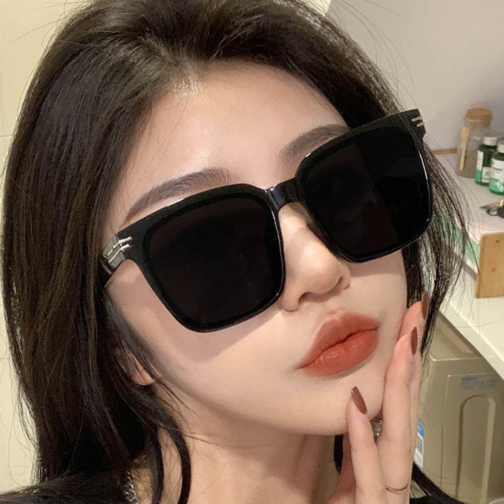 Kính Mát Gọng Vuông Chống Bức Xạ Chống Bức Xạ Phong Cách Hàn Quốc Cổ Điển Thời Trang Cho Nam Và Nữ