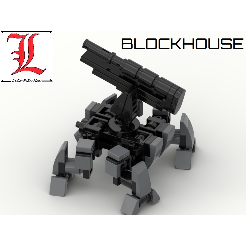 Đồ chơi lắp ráp Lego Moc Mech Blockhouse