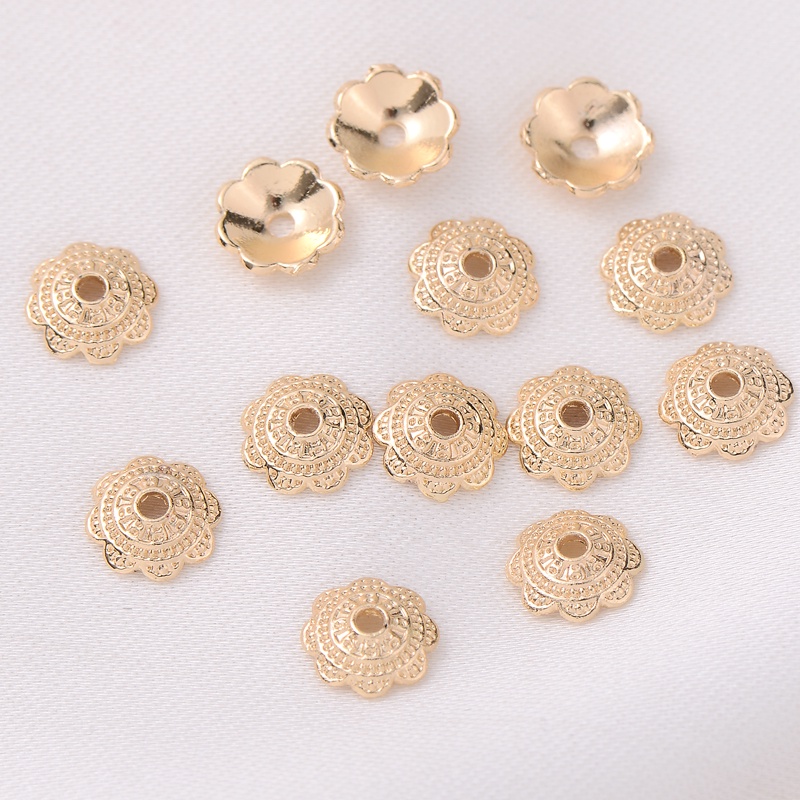 Hạt Ngọc Trai Giả Bằng Đồng 14K Dùng Làm Trang Sức Thủ Công diy