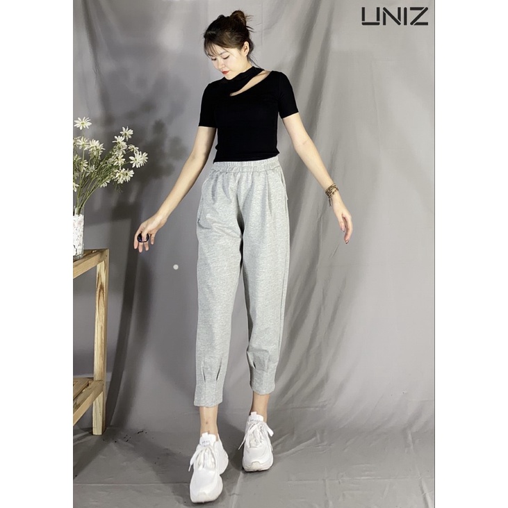 ( ẢNH THẬT ) Áo Phông Khoét Vai Ngực Uniz Aokhoetvai