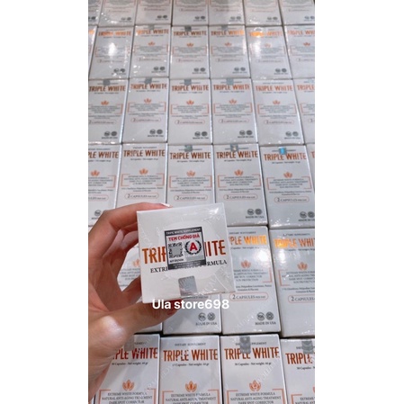 Viên Uống Trắng Da Mỹ Triple White /Viên Uống Trắng Da Glutathione 1200