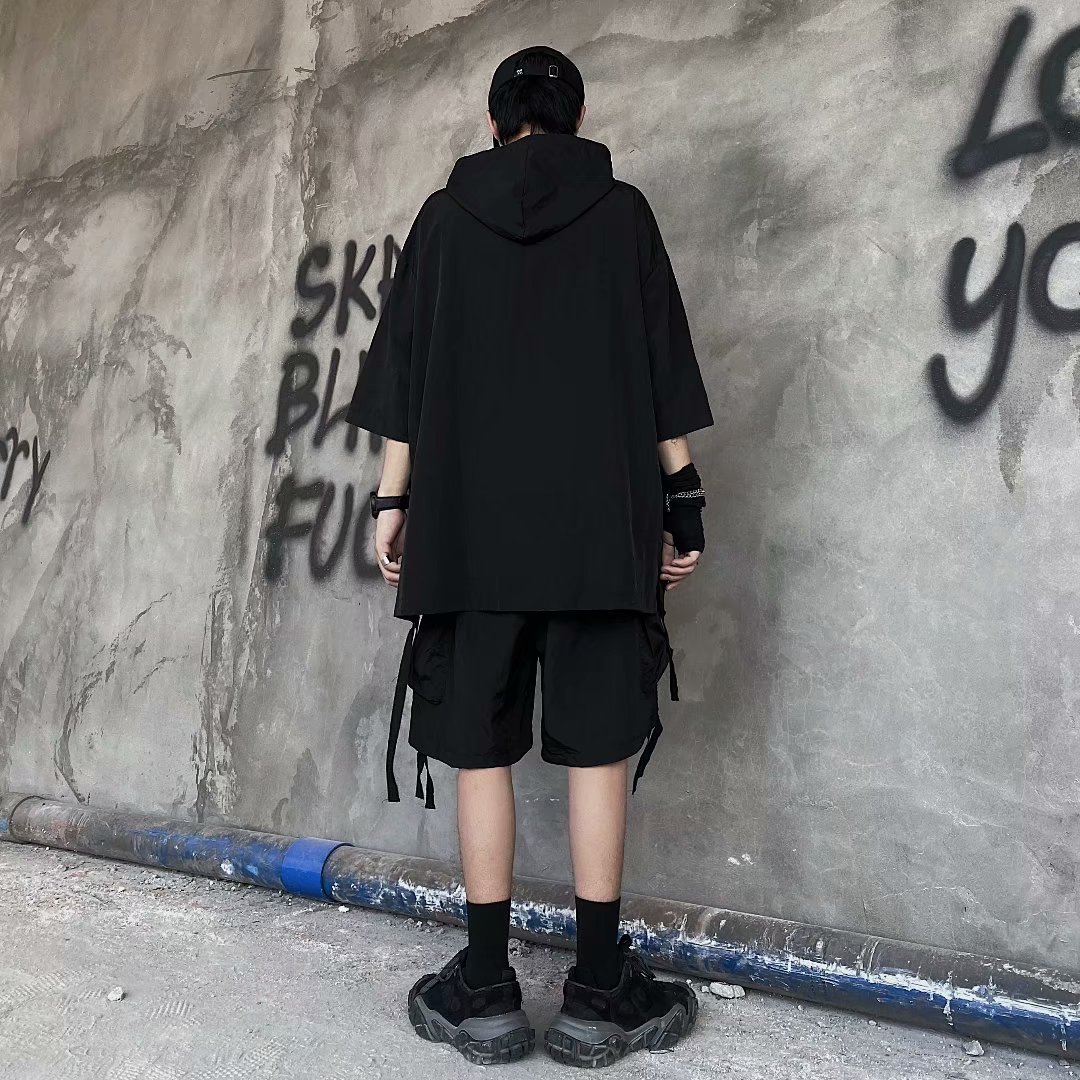 Set Quần Short Và Áo Hoodie Phong Cách Hàn Quốc Cho Nam | BigBuy360 - bigbuy360.vn