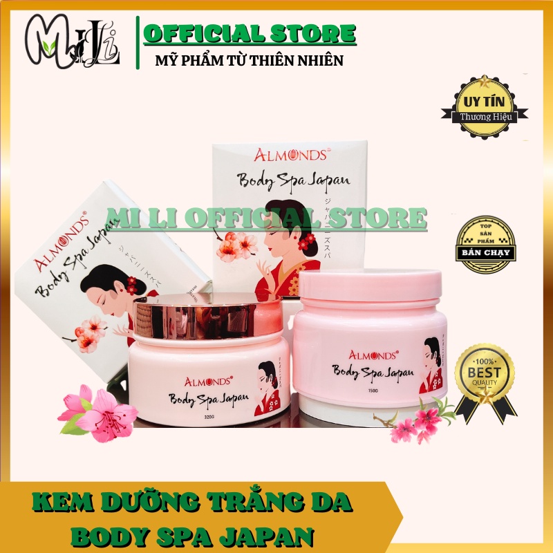 KEM BODY SIÊU TRẮNG SPA JAPAN ALMONDS