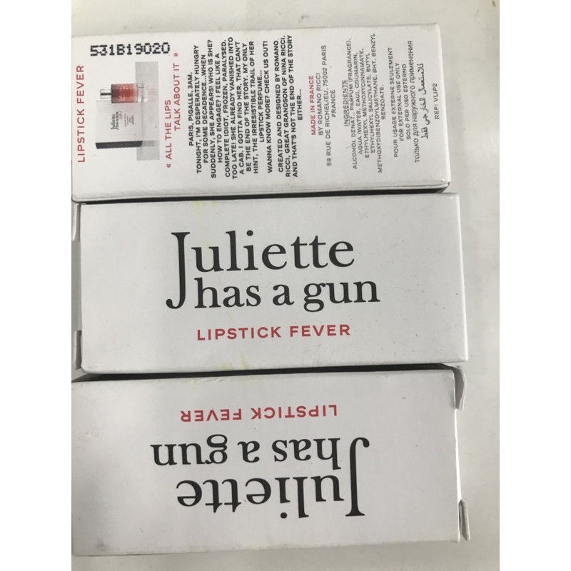 mẫu thử nước hoa juliette has a gun lipstick fever 1.7ml