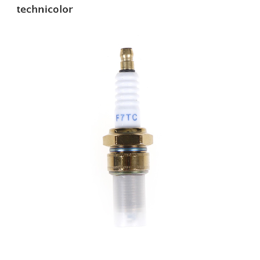 Bugi F7TC Mạ Vàng Nhiều Màu Cho Động Cơ Xăng Xe Hơi