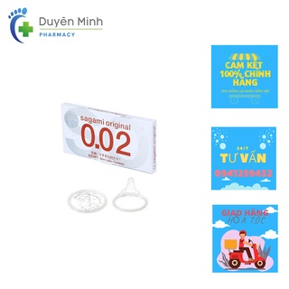 Bao cao su cực siêu mỏng sagami original 0.02mm hộp 2c