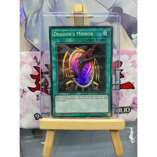 [ Dưa Hấu Yugioh ] Lá bài thẻ bài Dragon's Mirror – super Rare - Tặng bọc bài nhựa bảo quản