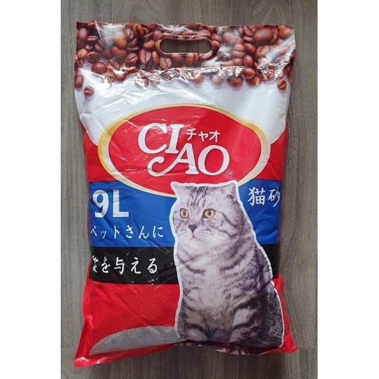 Cát Vệ Sinh Cho Mèo CIAO Bao 9L (~4kg) - Vón Tốt, Khử Mùi, Thơm Lâu