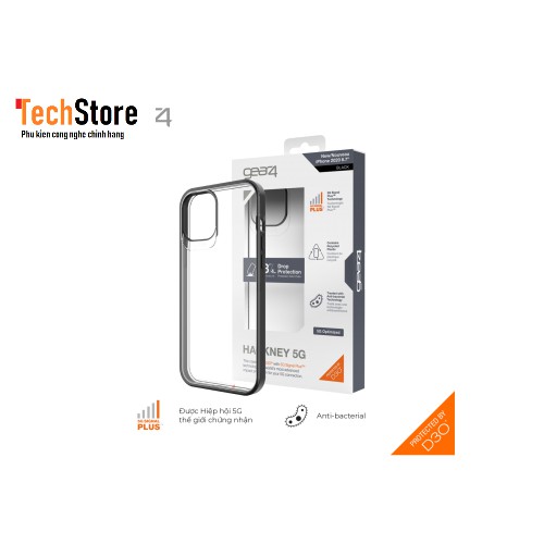 Ốp lưng chống sốc Gear4 D3O Hackney 5G 4m cho iPhone 12 Pro Max