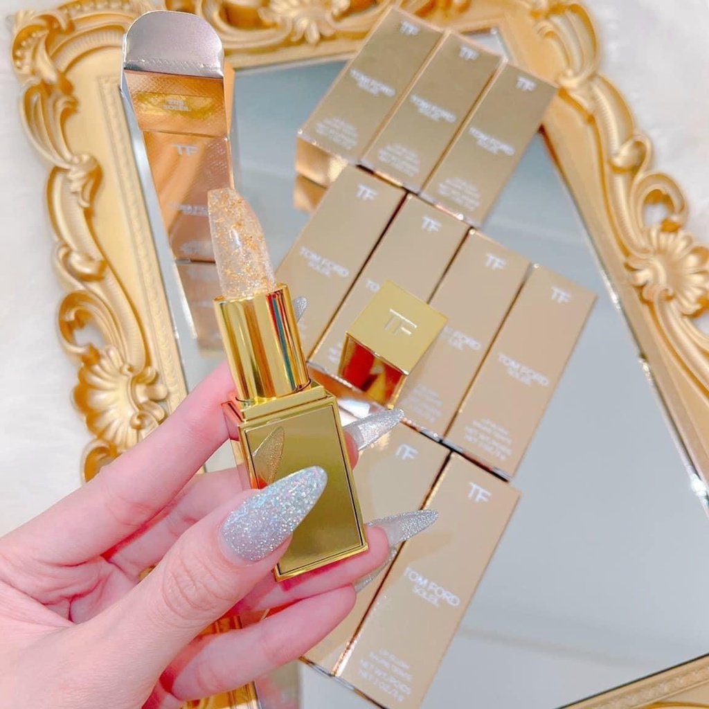 Son Dưỡng ❣️FREESHIP❣️ Son Dưỡng Tom Ford 24k Gold Z09 Soleil Lip Blush