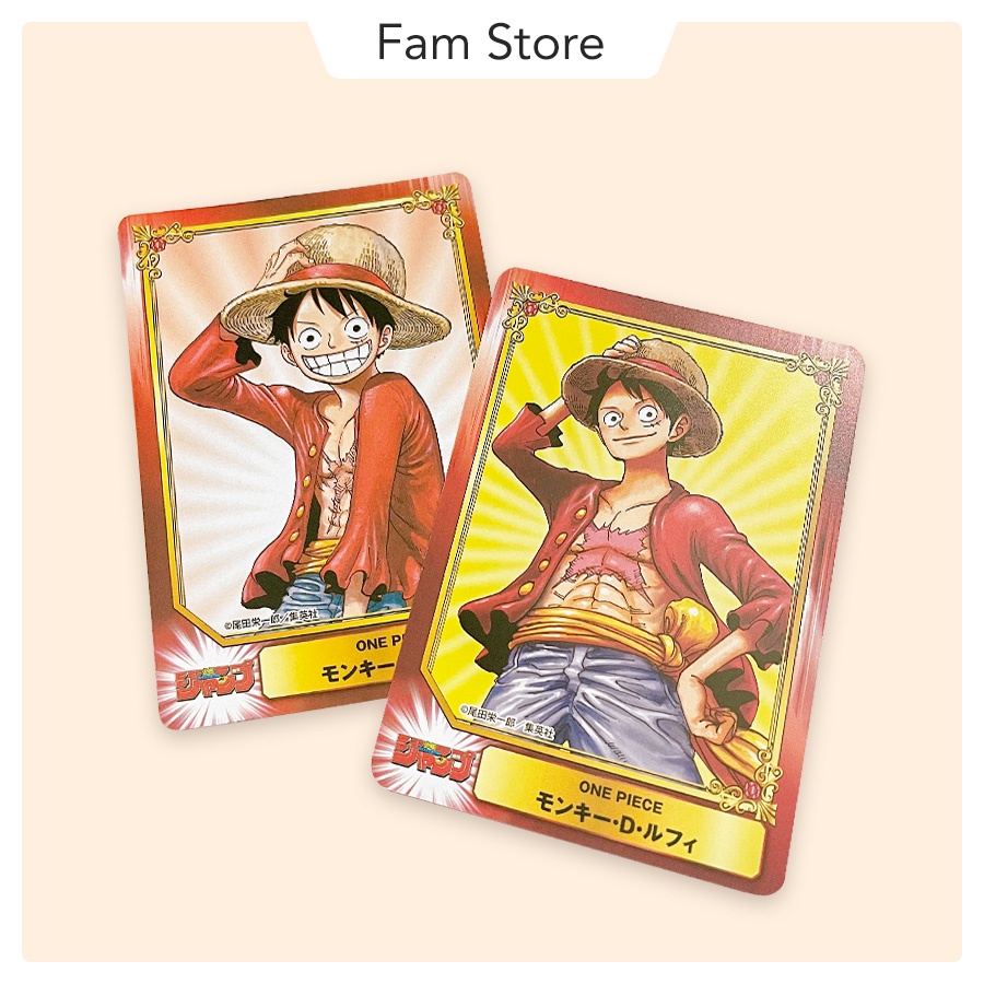 Thẻ nhân vật One Piece Jump Fair (Thẻ đỏ)