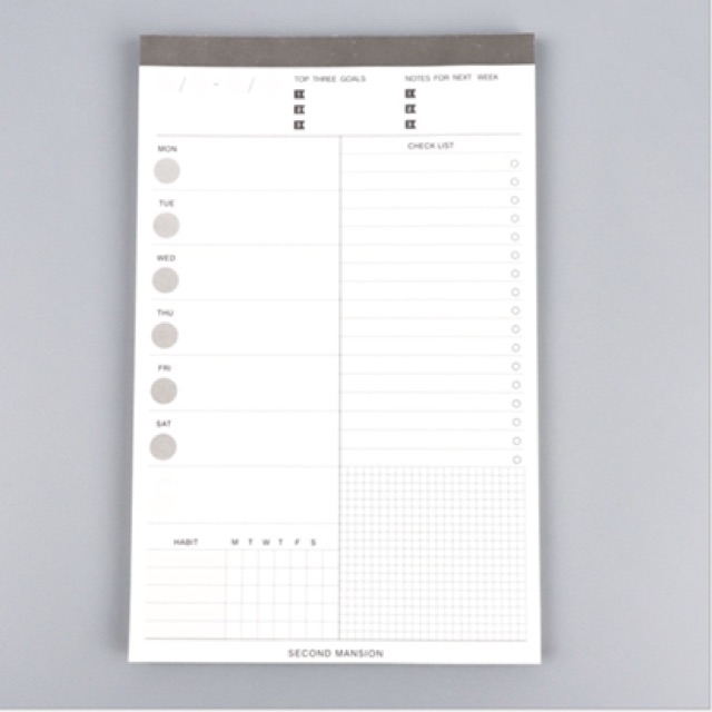 Notepad Lên Kế Hoạch - Sổ Giấy Lên Kế Hoạch Planner