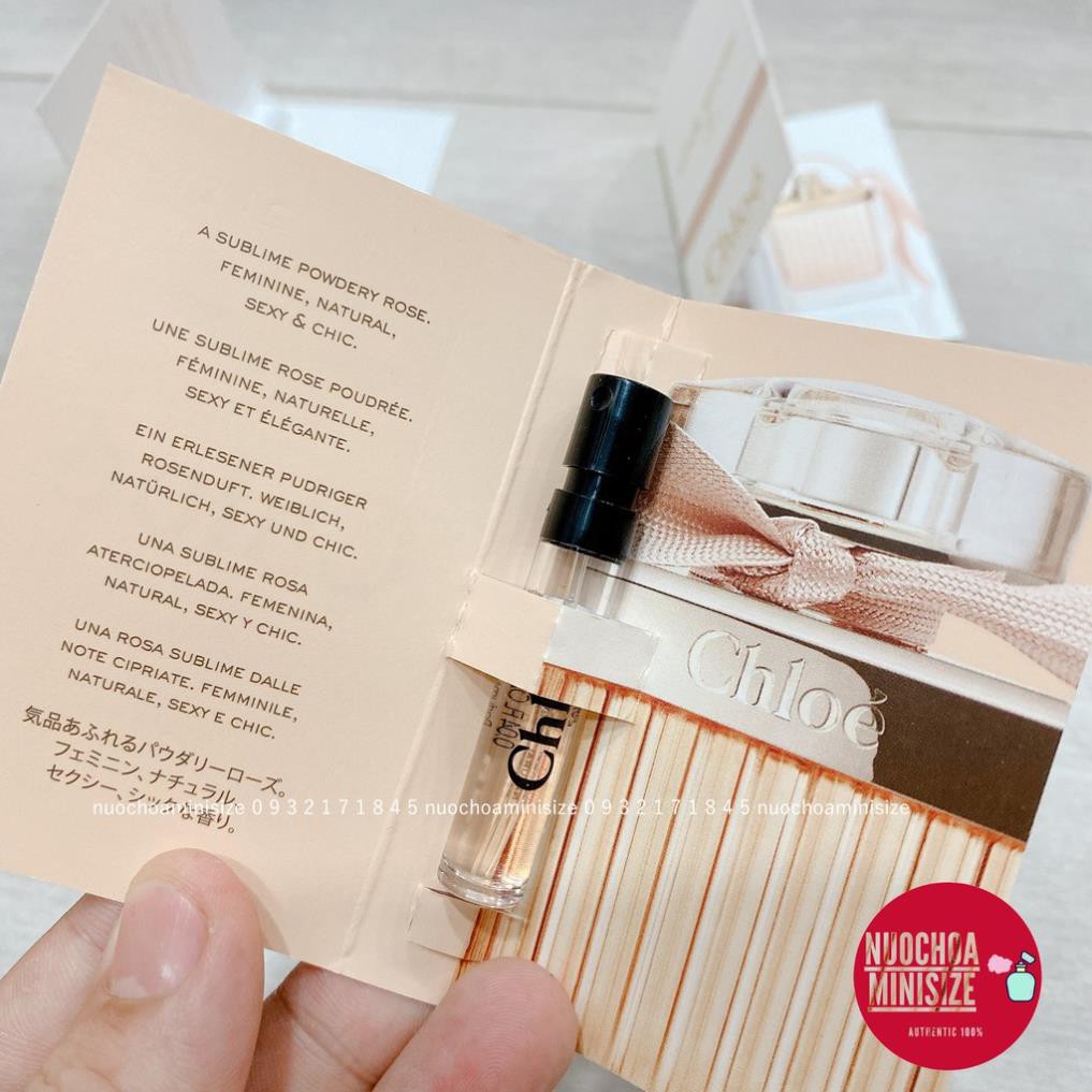 ❤ Vial Nước Hoa Mini Chloe Nomade - Chloé Rose - Love Story - Absolu - EDP 1.2ml 4ml