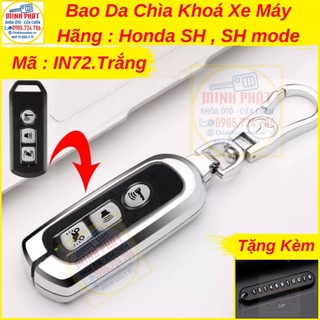 Vỏ Ốp Inox Bảo Vệ Chìa Khoá Xe Honda SH, PCX