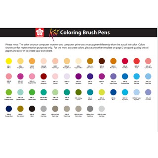Bút Sakura Koi Coloring Brush Calligraphy (2)