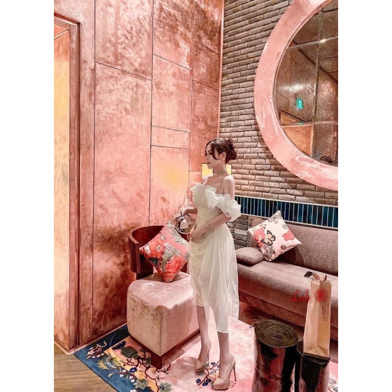 Đầm body trễ vai