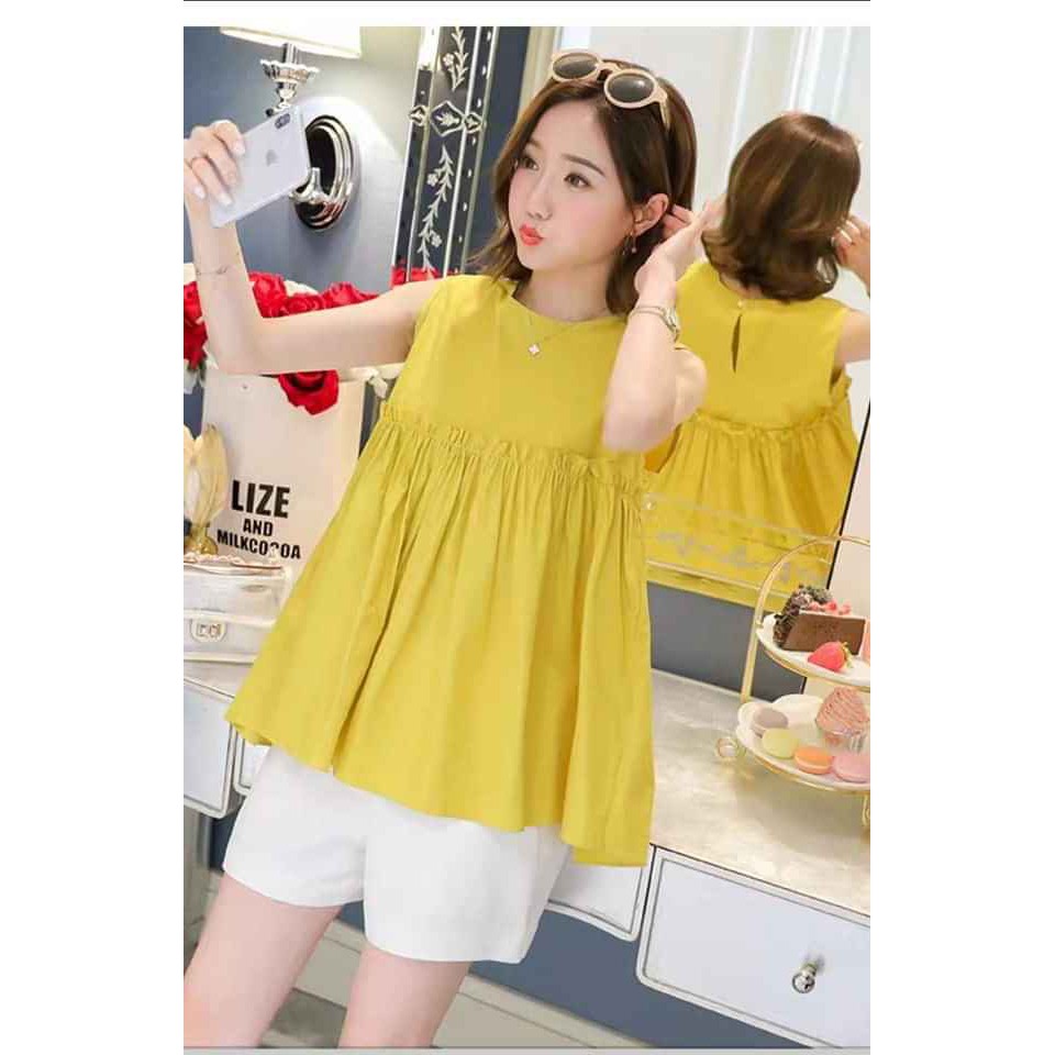 Aó bầu babydoll đủ mầu cho các MoM - chất liệu thô cao cấp