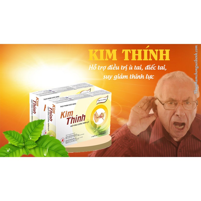 Kim Thính-Giúp tăng cường sức khỏe thính giác, tăng cường thính lực cho đôi tai. Hỗ trợ giảm thiểu các triệu chứng ù tai