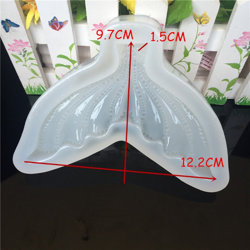 Sa Khuôn Silicone Hình Đuôi Cá Làm Trang Sức