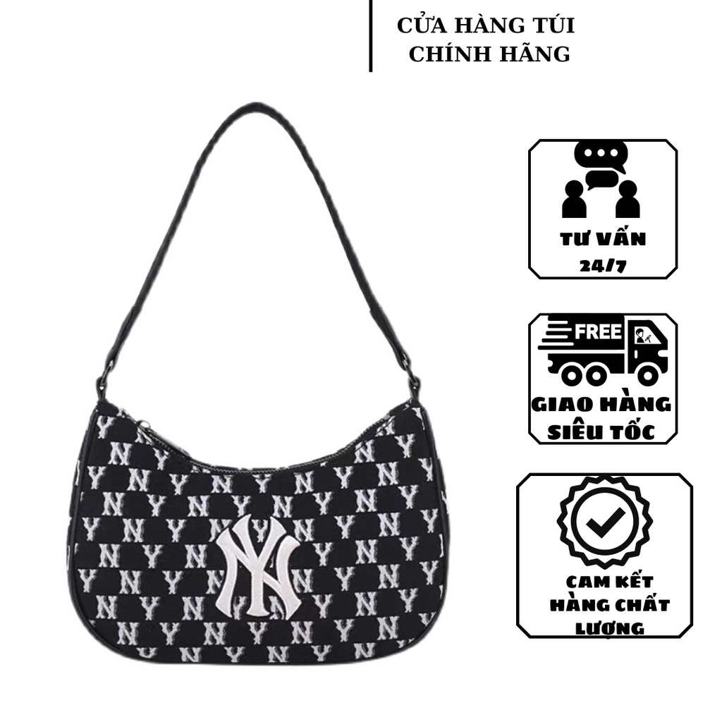 ❦☢ↂTúi dưới tay MLB 21 thiết kế denim cổ điển