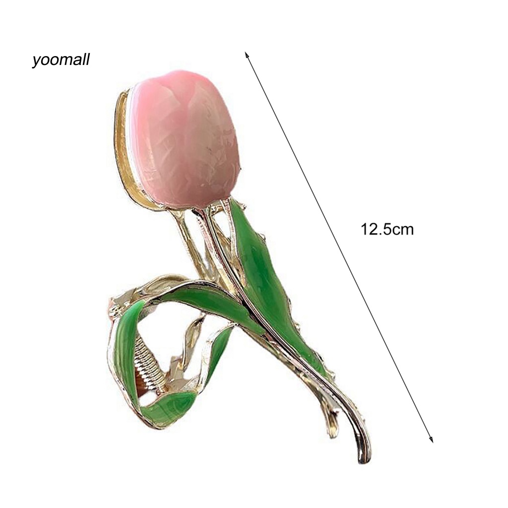 / Yo / Kẹp Tóc Kim Loại Hình Hoa Sang Trọng Thiết Kế Bó Hoa