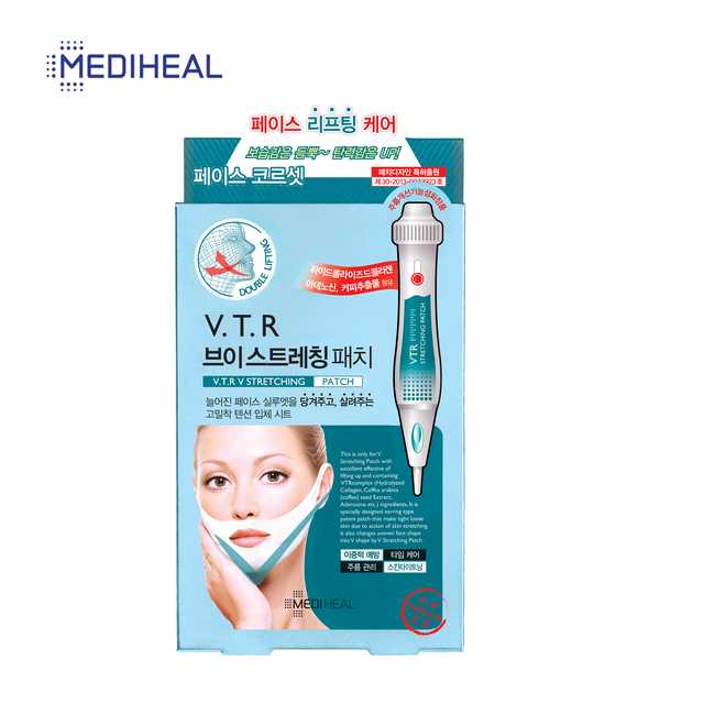 Mặt nạ nâng cơ giảm mỡ thừa tạo hình V- line Mediheal V.T.R Stretching patch 20ml